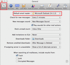 mac mac outlook default email client for chrome