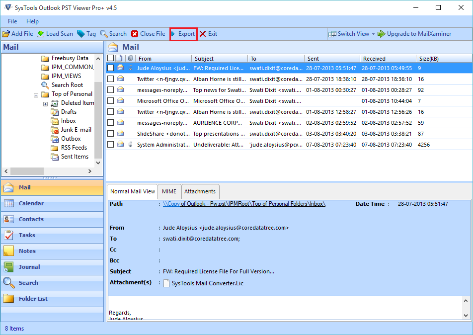 Extract Contacts From PST File – Export Outlook Address Book Data