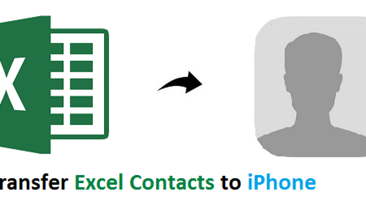 excel contacts to iphone