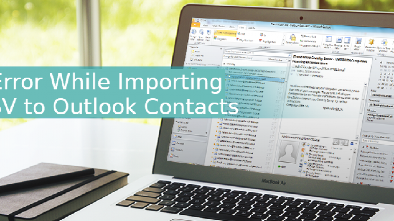 how to import csv contacts into outlook 2016