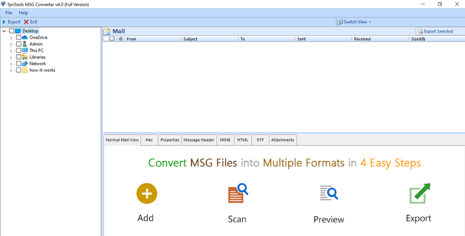 convert outlook message to pdf