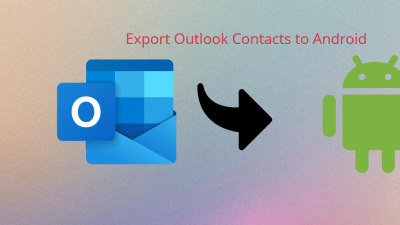 export outlook contacts to android