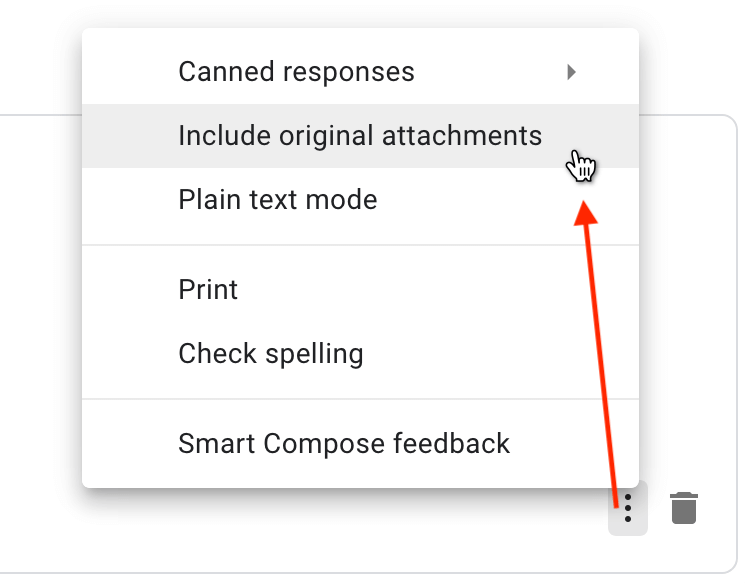 Gmail Not Attachments When Replying Forwarding Email