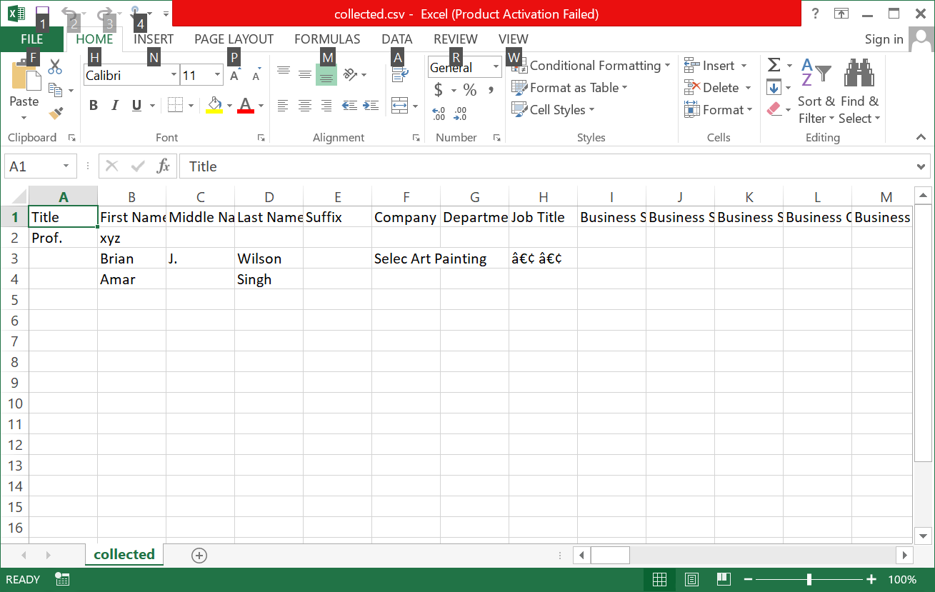 Import Excel File To Outlook Contact Group 2021 2019 2016 2013