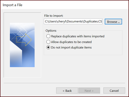 how to delete duplicate contacts in outlook