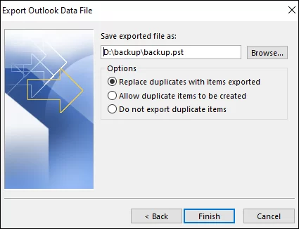 import emails from thunderbird to outlook