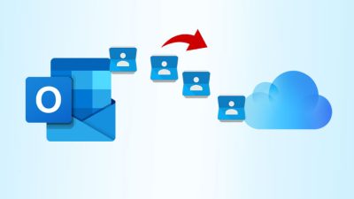 transfer outlook contacts to icloud