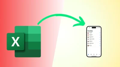 Transfer Excel Contacts to iPhone