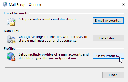 outlook pst file is in use and cannot be accessed