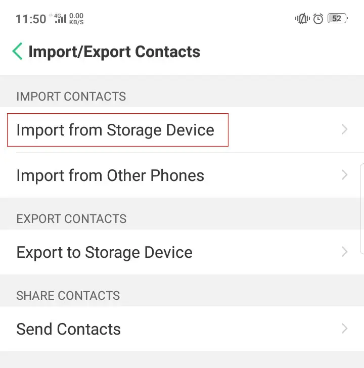 how to export contacts from excel to phone