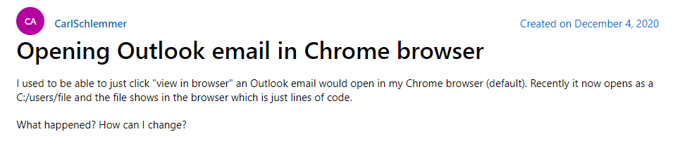 how to view outlook email in browser
