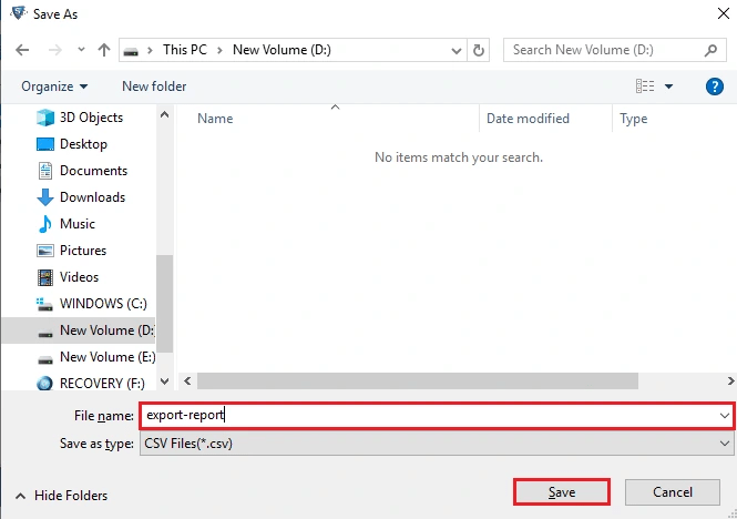 Generate the converted CSV file