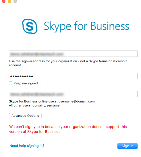 login your Skype