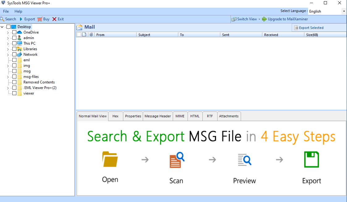 Browse MSG File