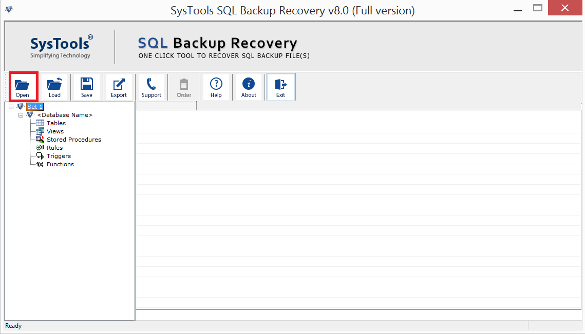 SQL BAK File Repair Tool