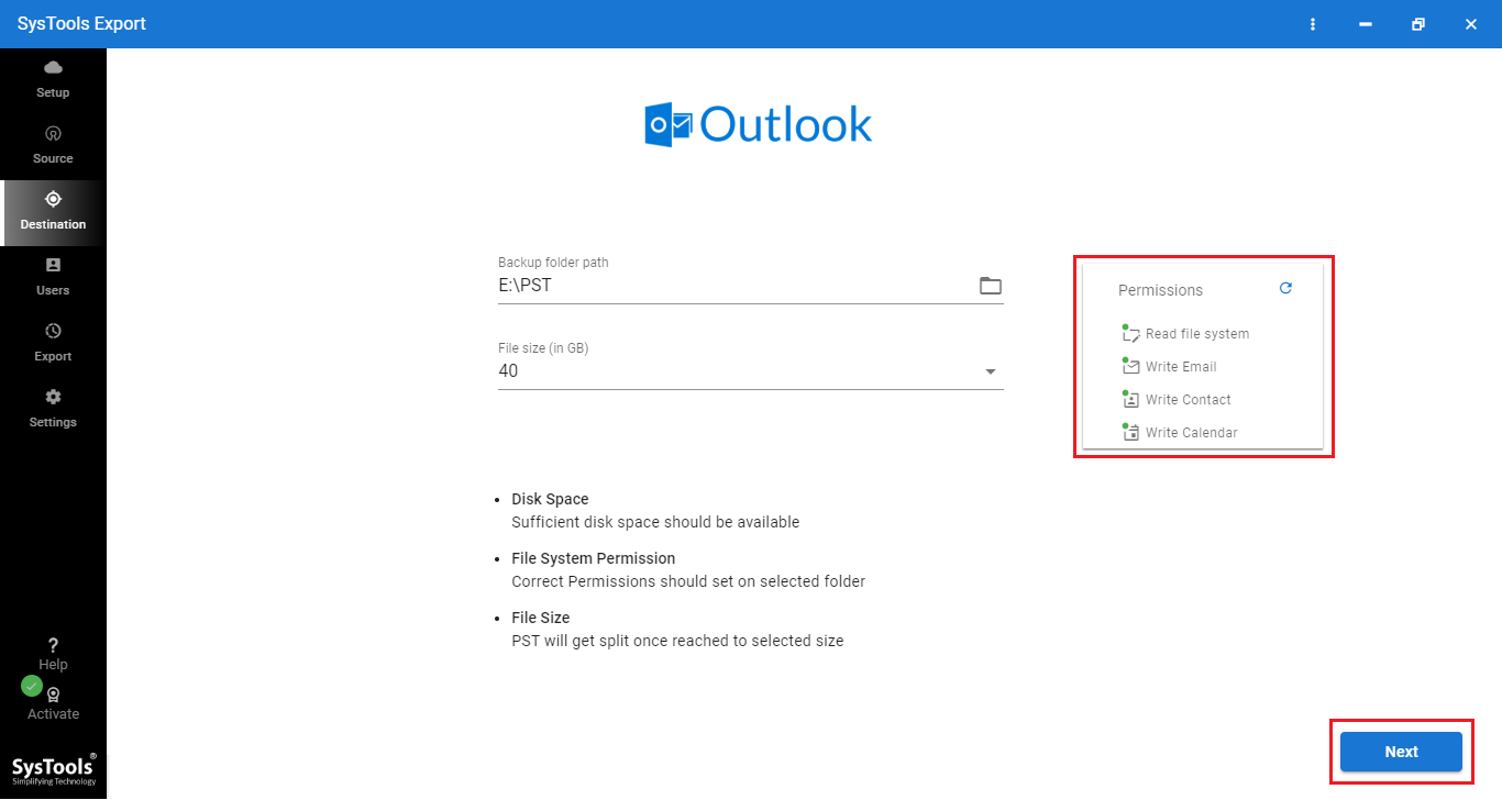 Validate Output Path