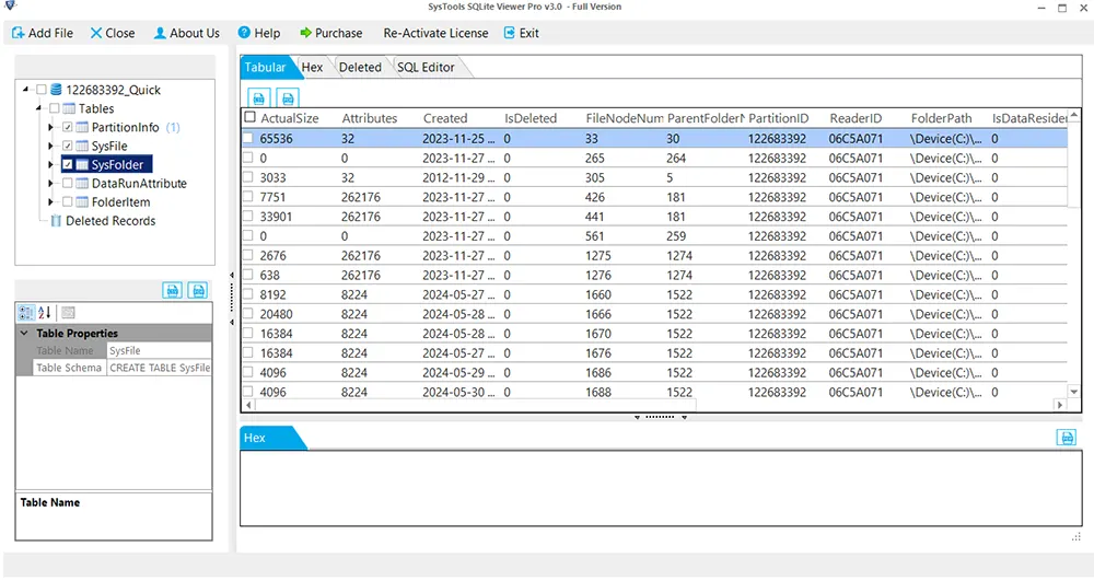 Save SQLite File