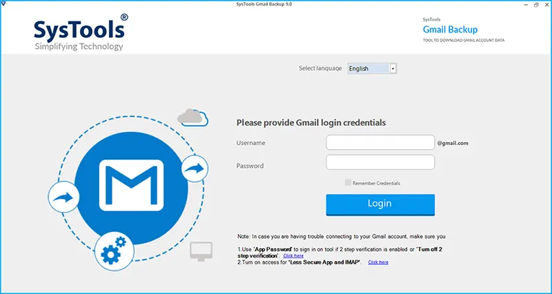 Gmail Account Backup Software