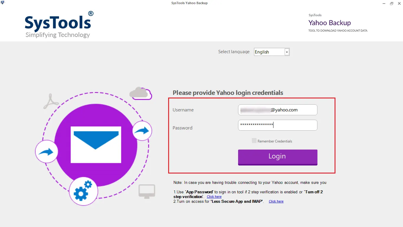 Yahoo Mail Backup Tool